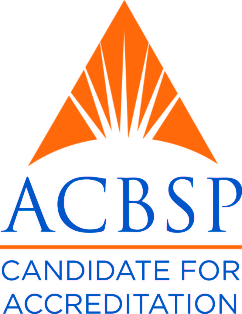 ACBSP Candidate for Accreditation badge
